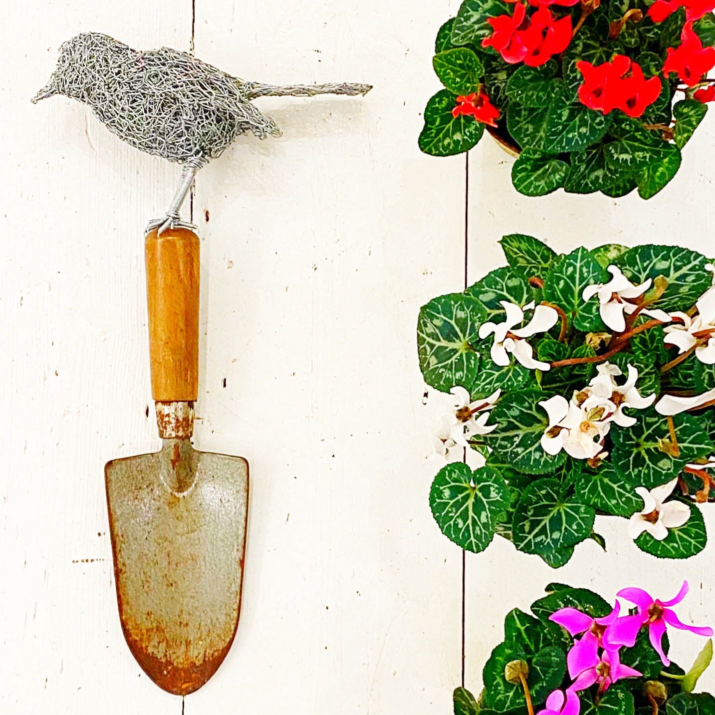 David Metcalff || Handmade Bird || Mounted on Reclaimed Tool