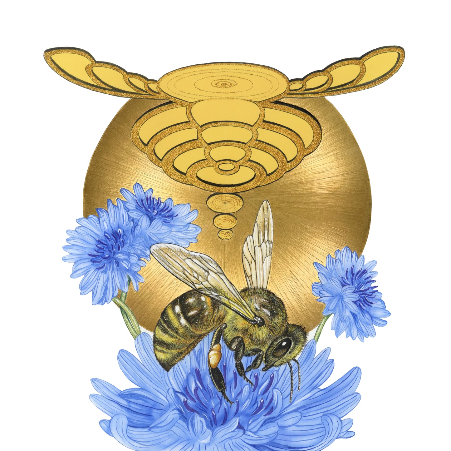 Crop Circle - Bee and Crop Circle