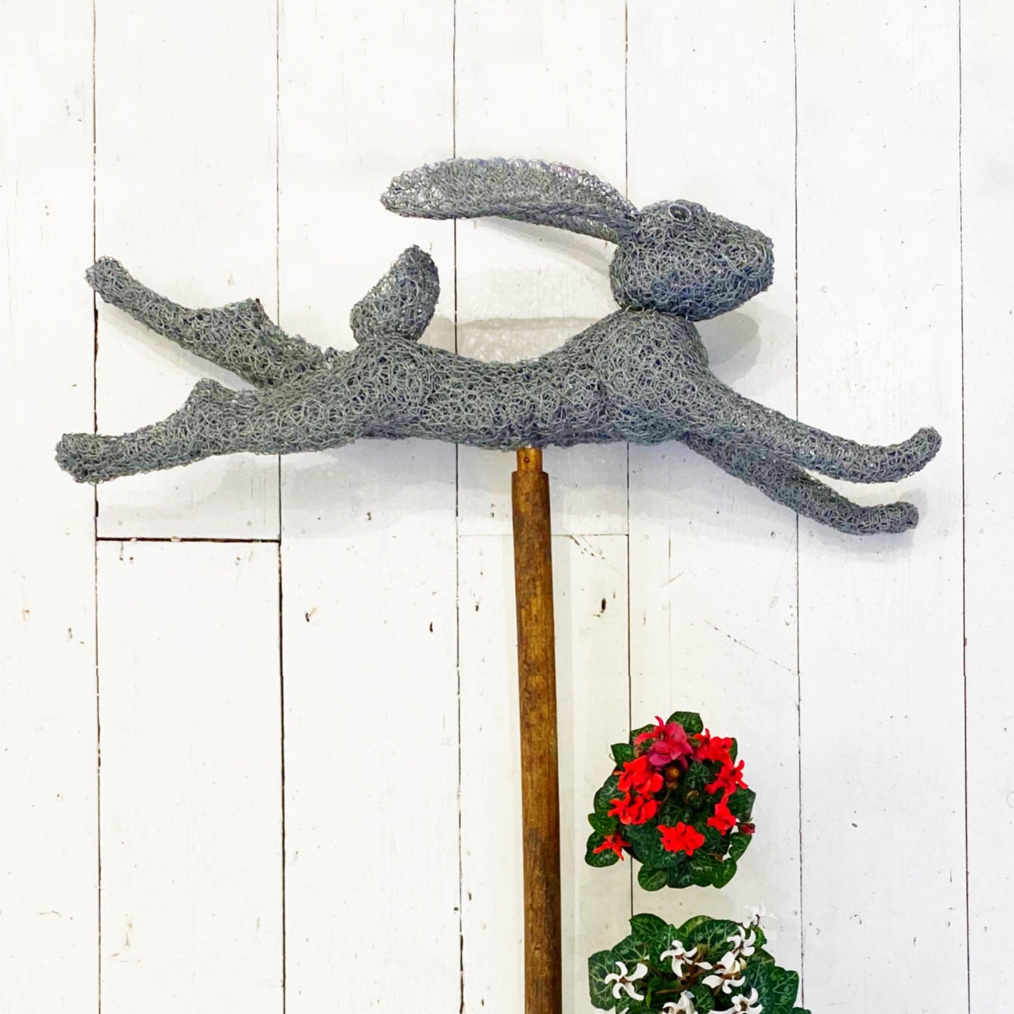David Metcalff || HandMade Leaping Hare || Mounted on Reclaimed Tool