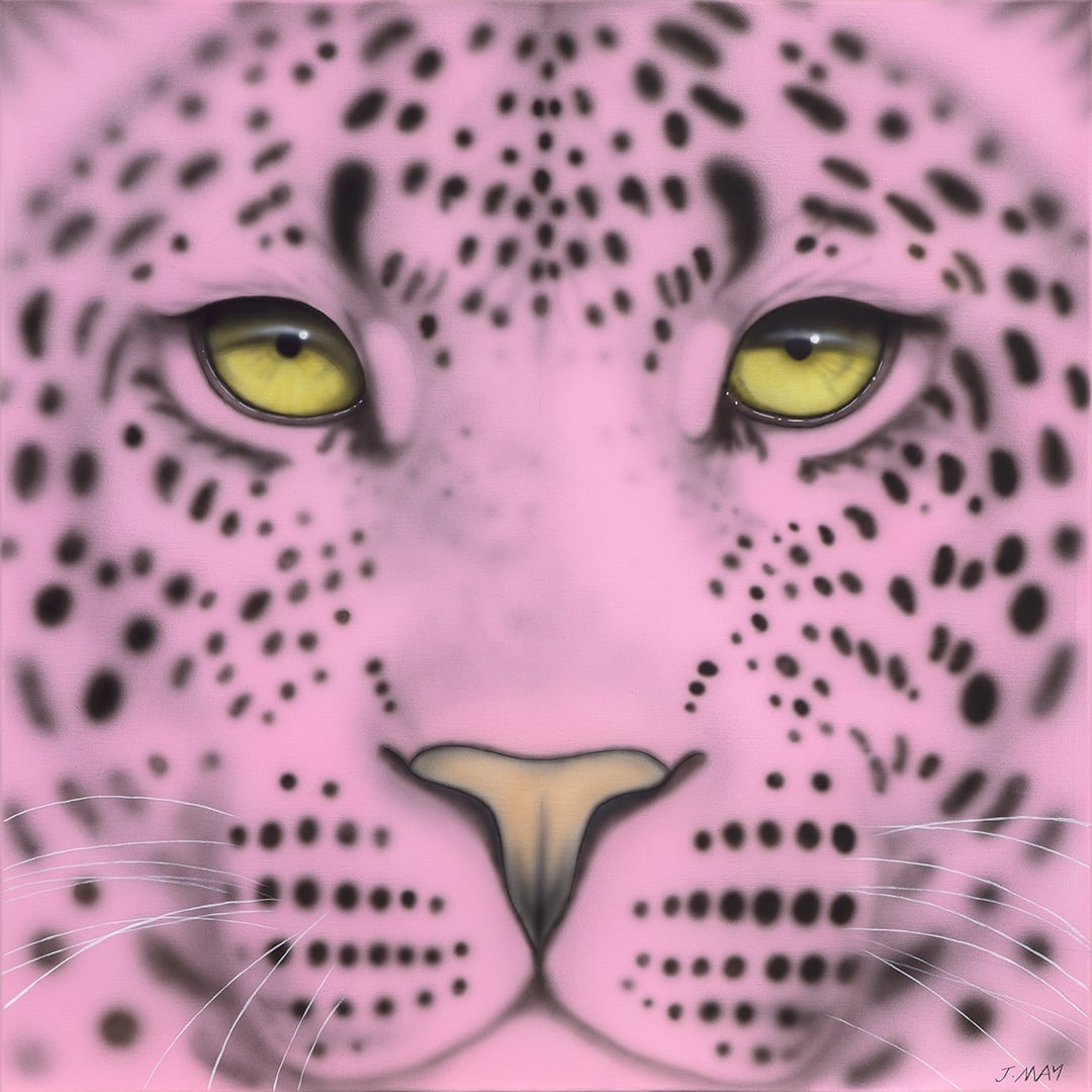 Pale Pink Leopard