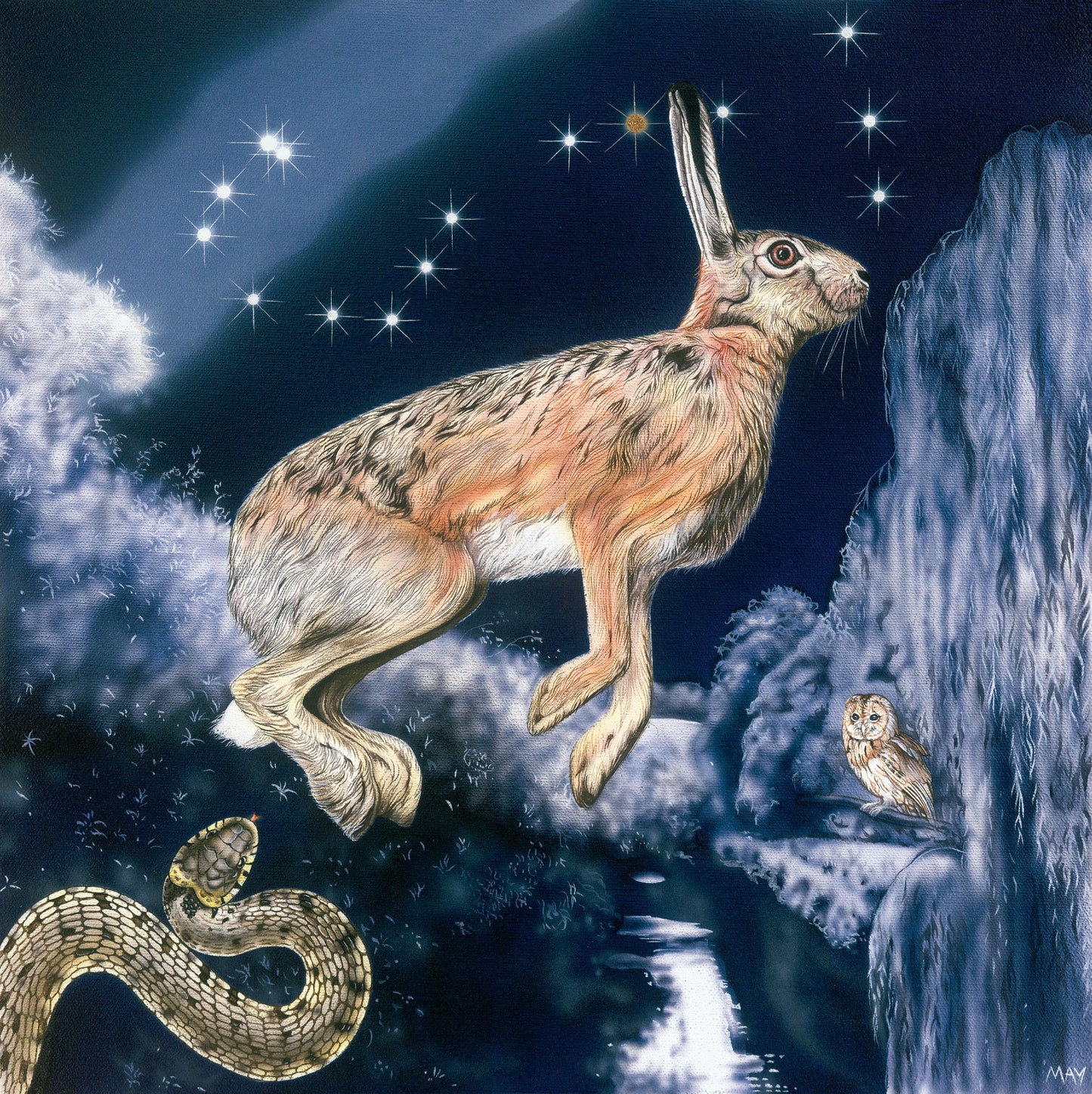 hare snake and scorpio constellation